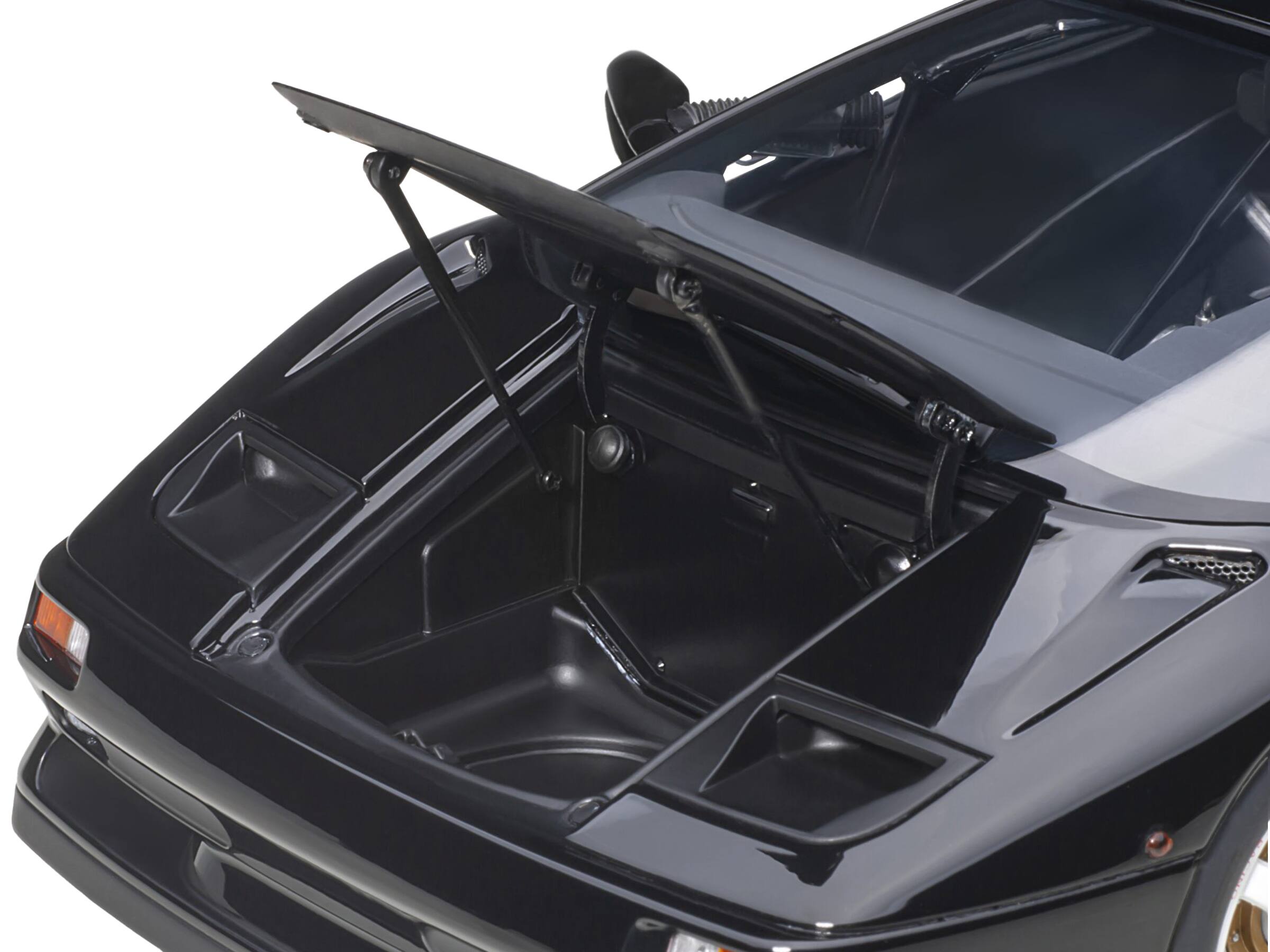 Left. Autoart - Lamborghini Diablo SV-R Deep Black 1/18 Model Car by Autoart - Deep Black.