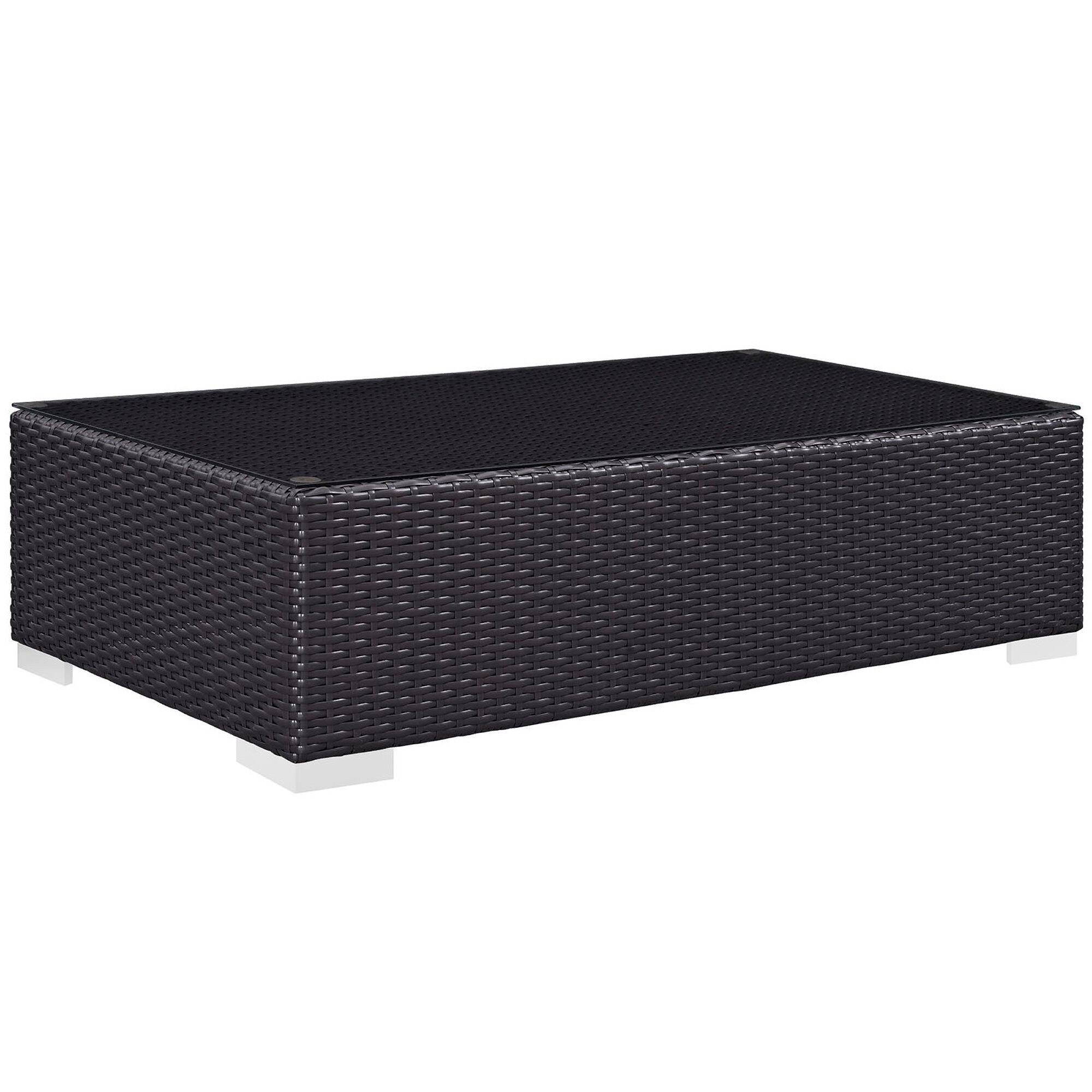 Alt View 2. Modway - Convene 8-Piece Outdoor Patio Sectional Set - Cushioned Modular Seating with Armrests - Espresso White.