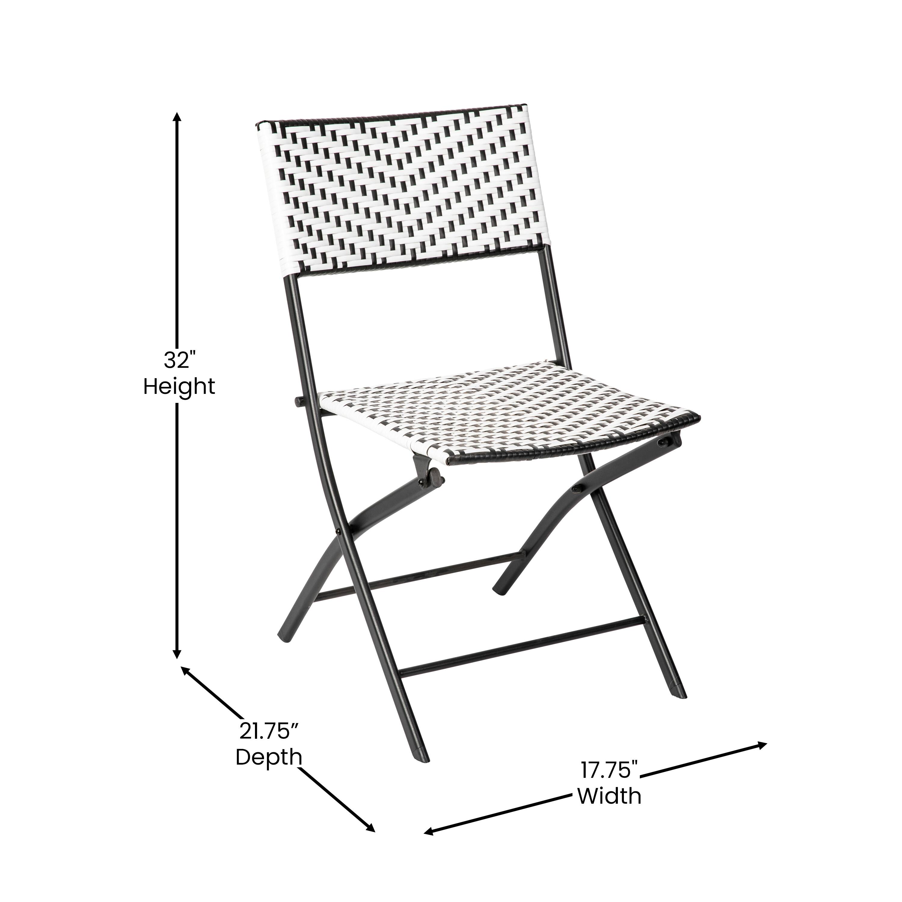 32" Height, 21.75" Depth, 17.75" Width