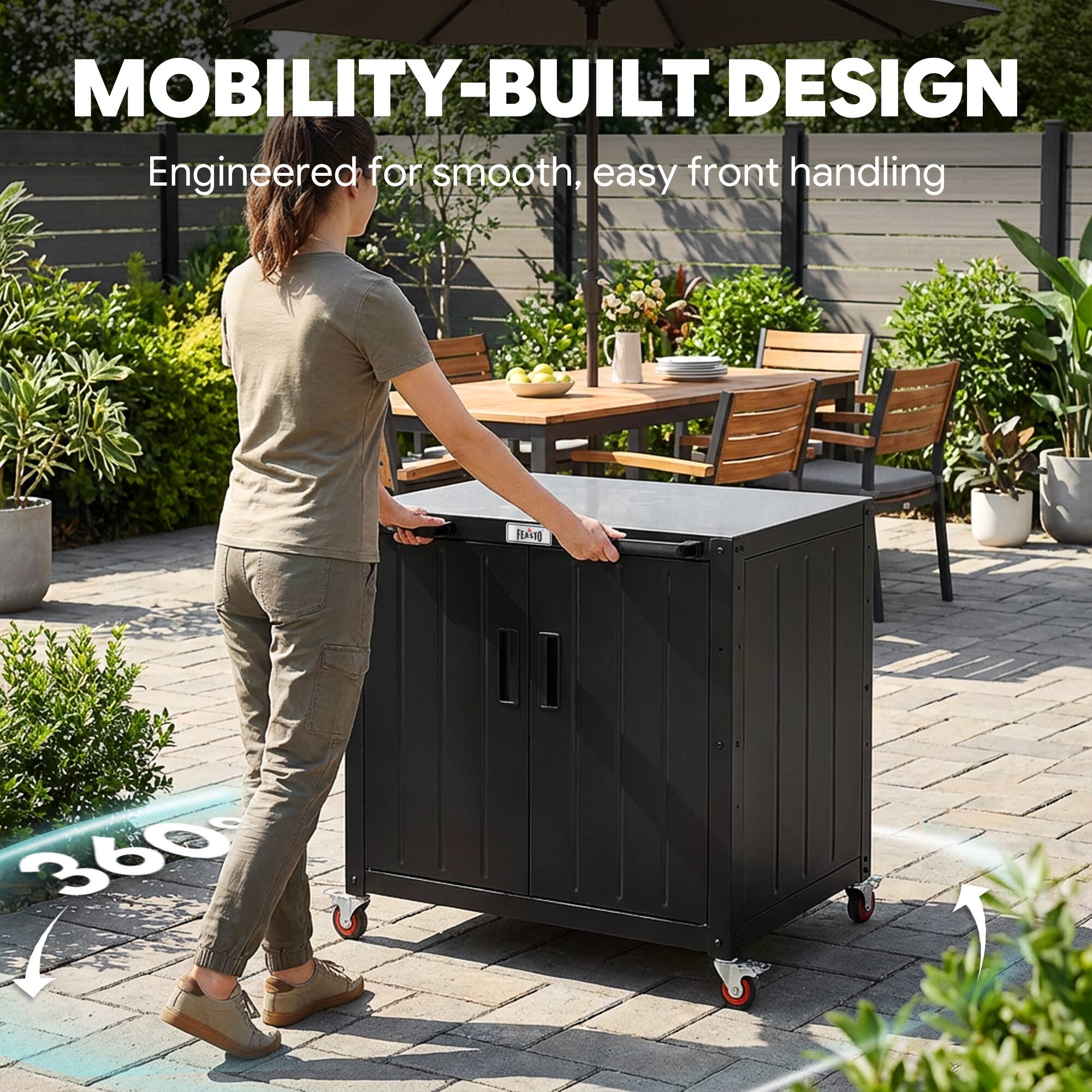 MOBILITY-BUILT DESIGN  
Engineered for smooth, easy front handling