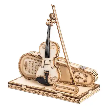 Front. 3D Puzzle - DIY 3D Puzzle - Violin Capriccio - 62 pcs.