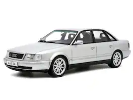 Audi S4 (C4) 4.2 V8 Crystal Silver Metallic Limited Edition to 2000 pieces Worldwide 1/18 Model Car by Otto Mobile