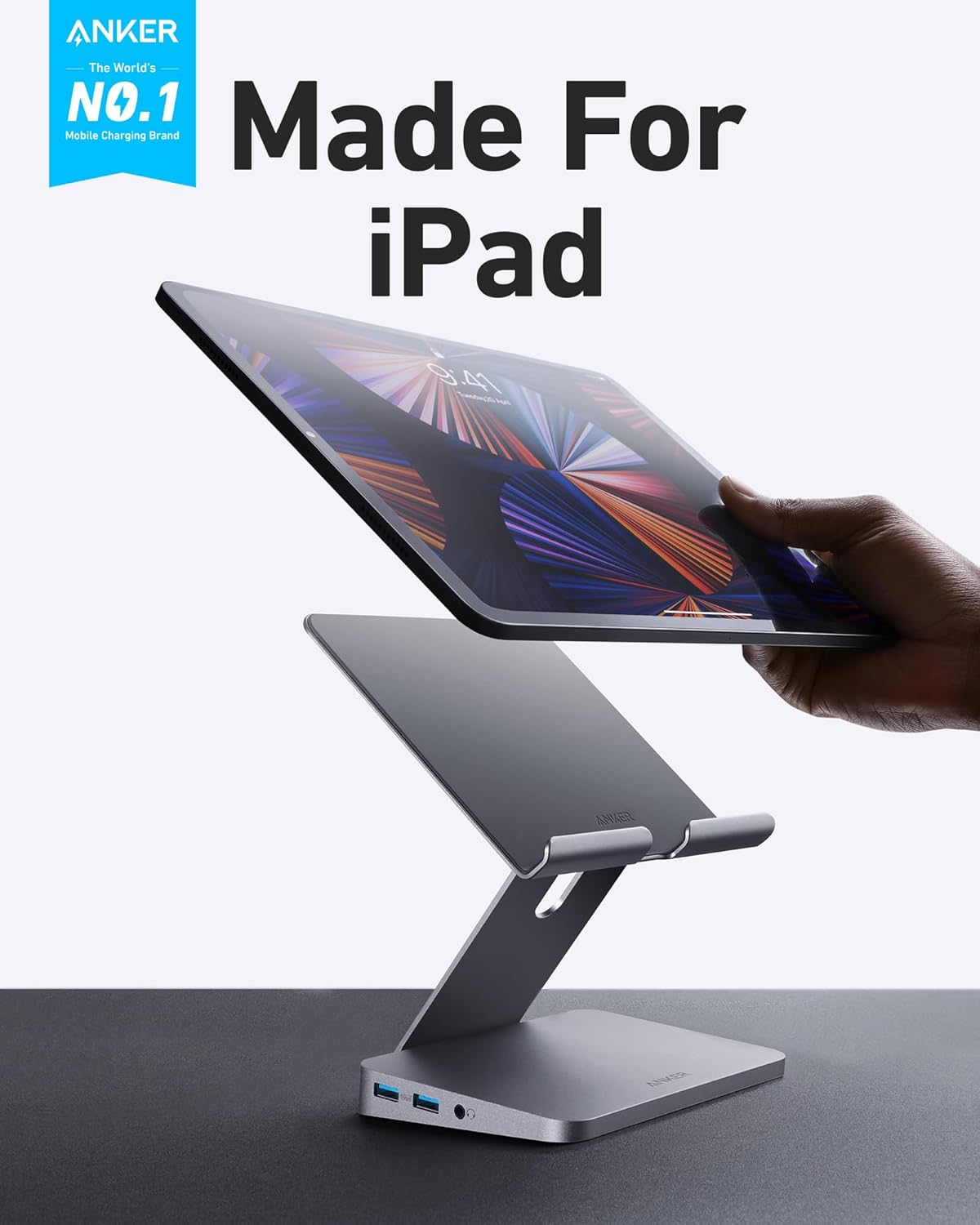 ANKER  
The World's NO.1 Mobile Charging Brand  

Made For iPad