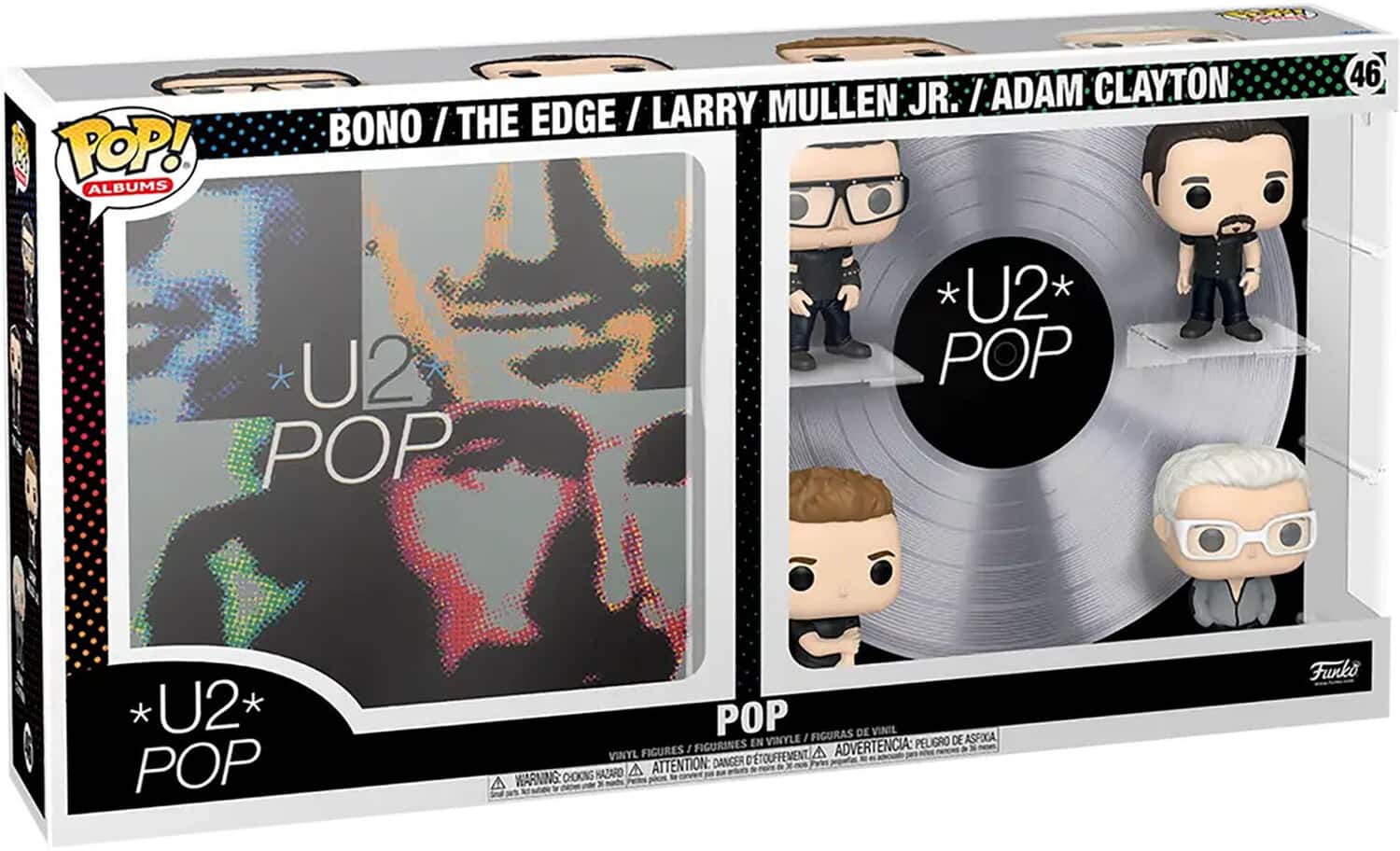 洋楽 U2      POP U2 FUNKO POP! ALBUMS DELUXE: U2 POP Collectibles Multicolor
