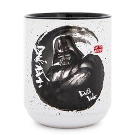 Silver Buffalo - Star Wars Darth Vader Asian Ceramic Tea Cup | Holds 9 Ounces - Black