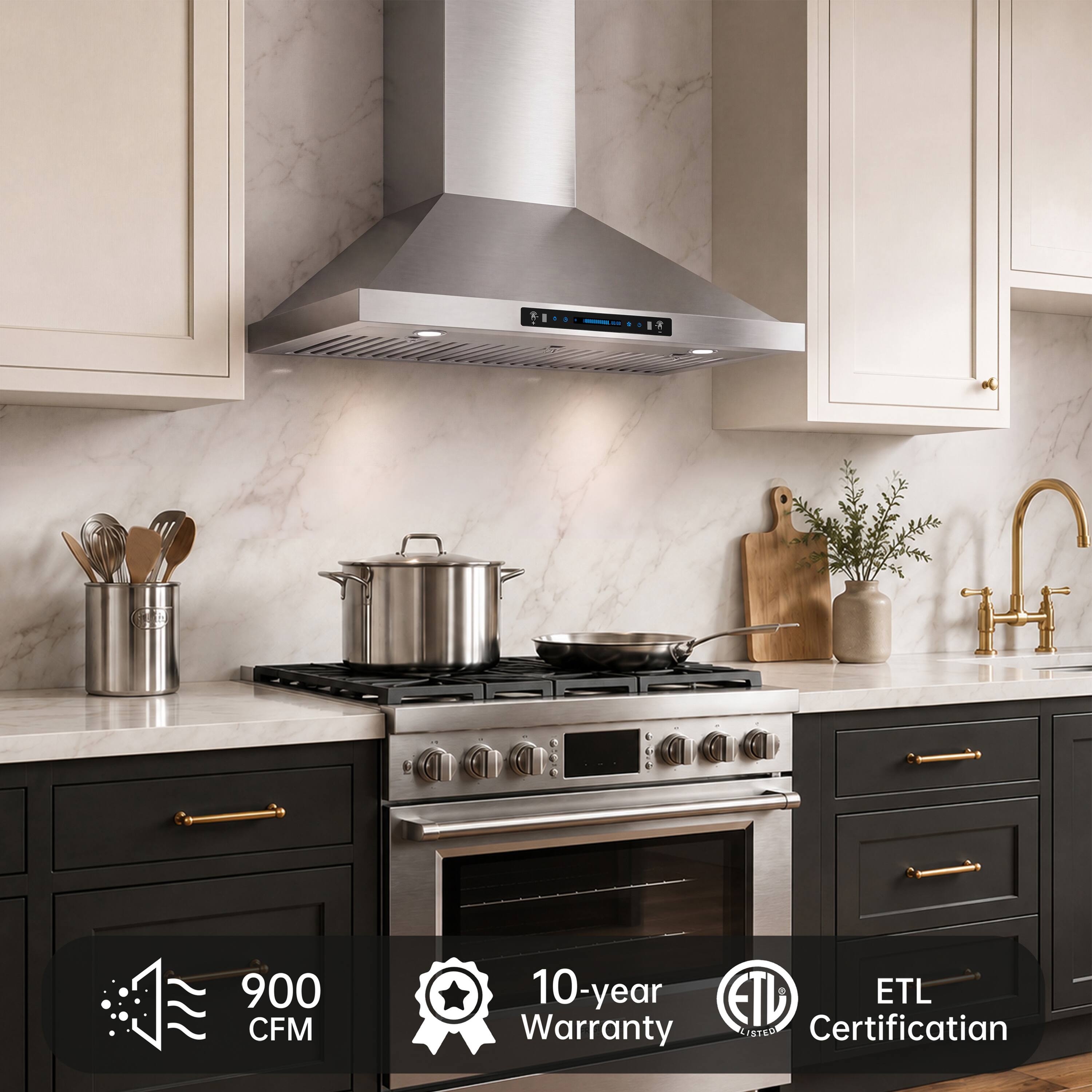 900 CFM  
10-year ETL Warranty  
ETL Listed Certification