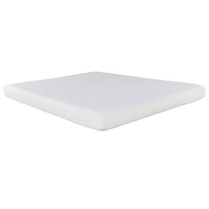 Front. Glintex - 6 Inch Full Gel Memory Foam Mattress with Cooling Layer and High-Density Foam Support - White.