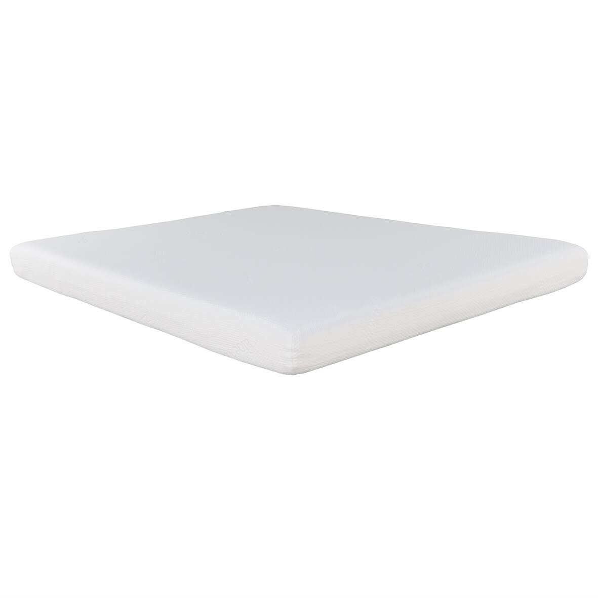 Front. Glintex - 6 Inch Full Gel Memory Foam Mattress with Cooling Layer and High-Density Foam Support - White.