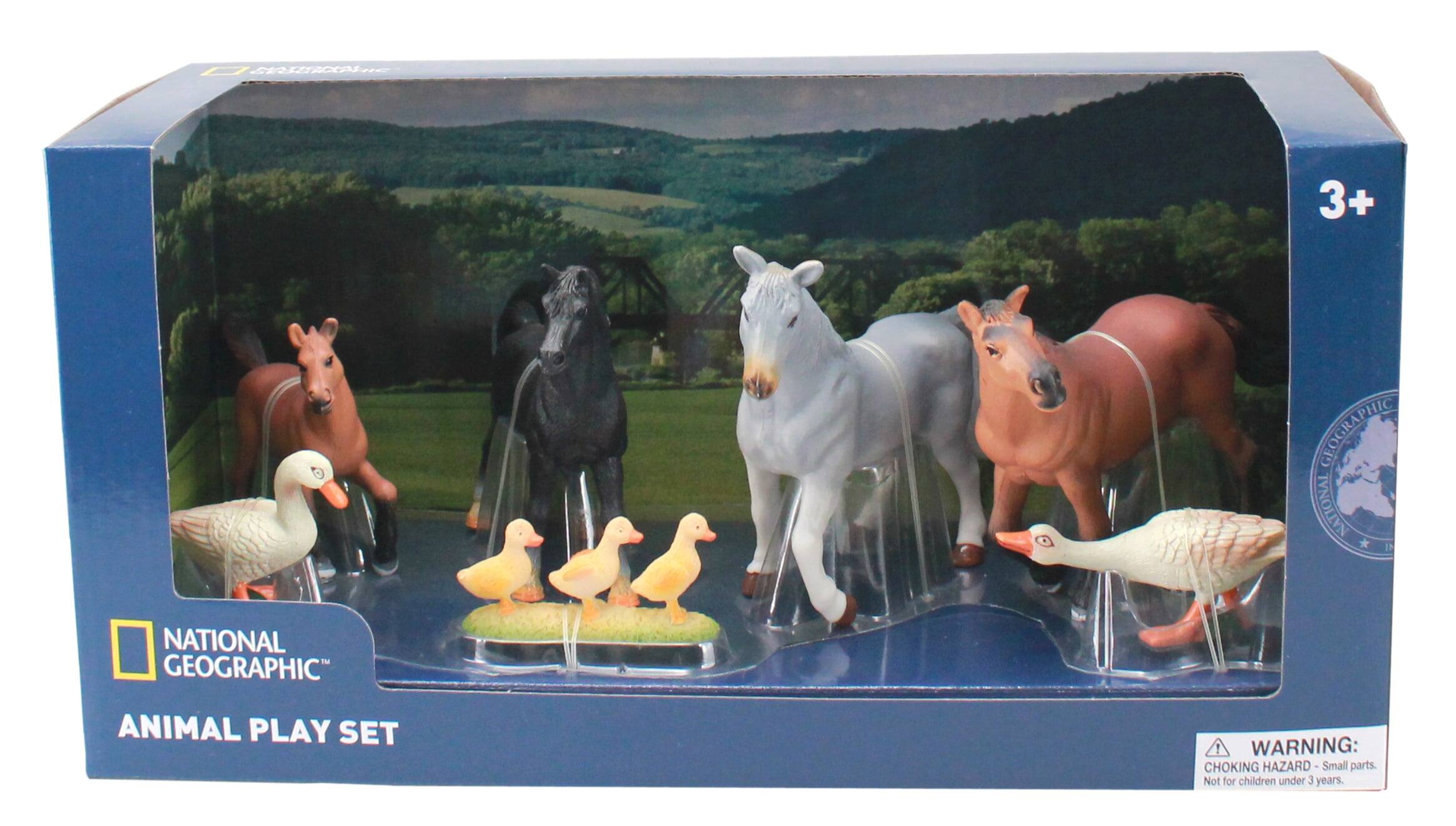 NATIONAL GEOGRAPHIC  
ANIMAL PLAY SET  

WARNING: CHOKING HAZARD - Small parts. Not for children under 3 years.  

3+