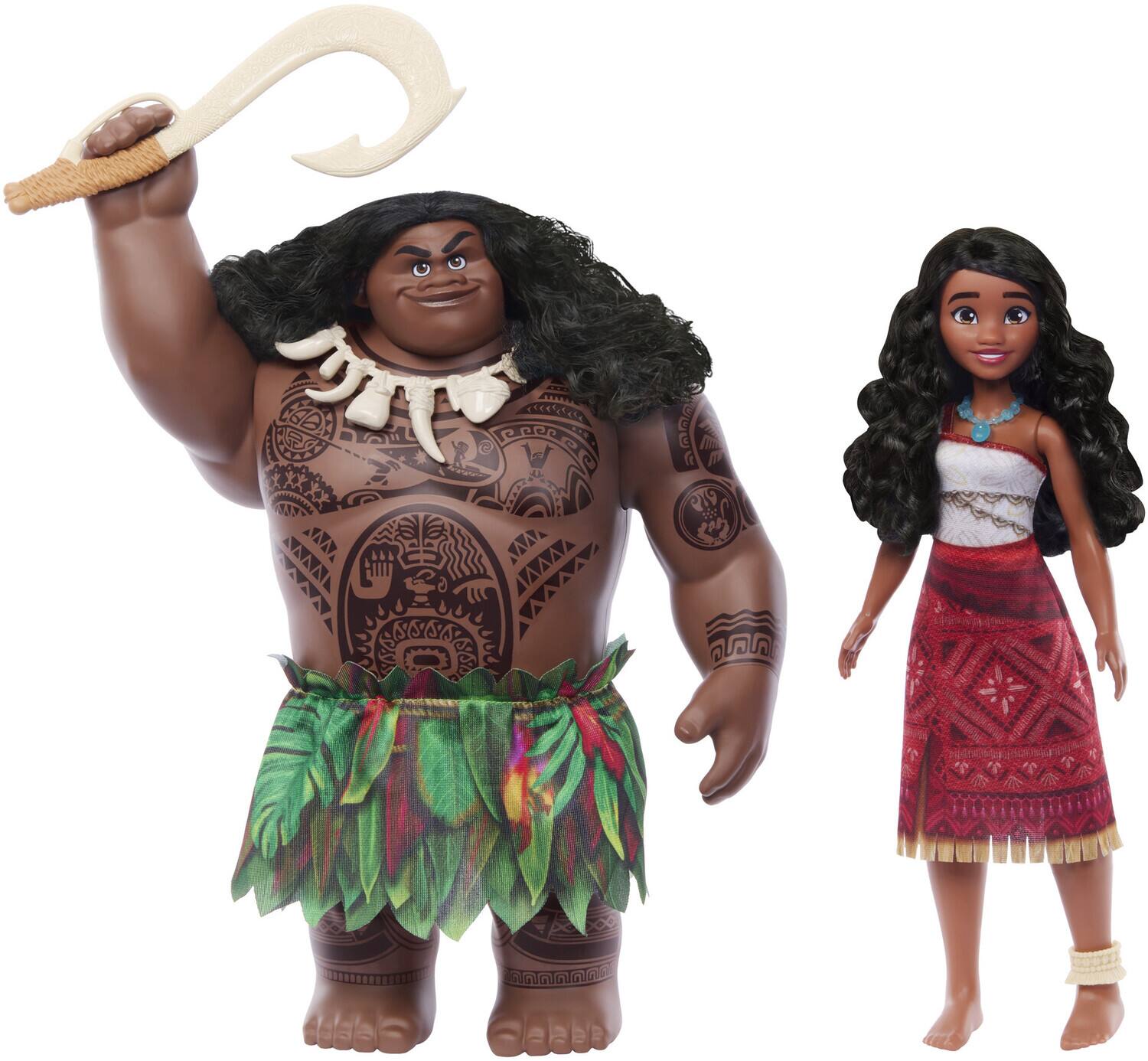 Mattel Disney Moana 2 Moana & Maui Voyager Fashion Doll Set