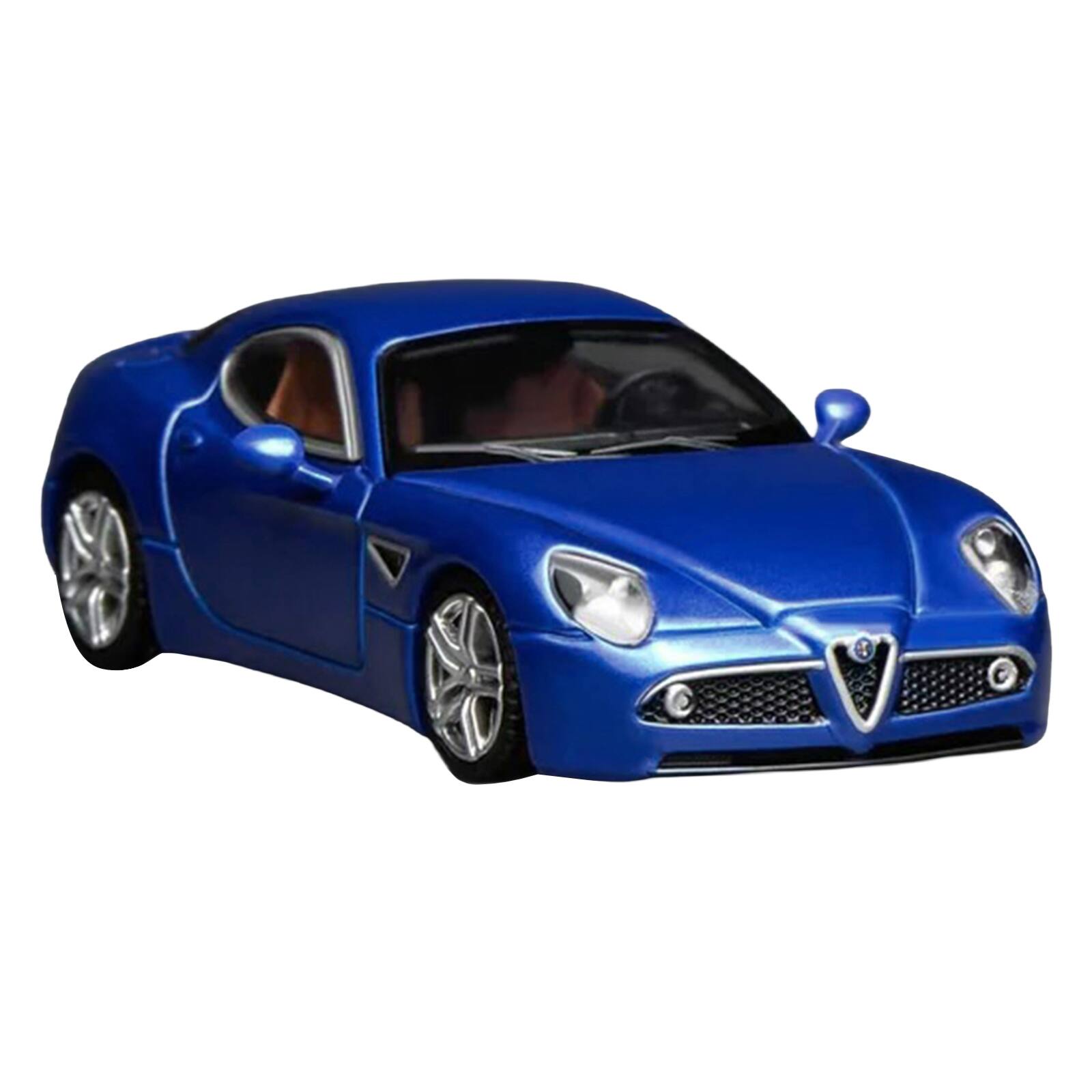 Alt View 2. MotorHelix - 2008 Alfa Romeo 8C Competizione Blue Metallic 1/64 Diecast Model Car by MotorHelix.