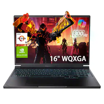 AMDA RYZEN 9 300 Hz NVIDIA GeForce RTX 5070 16" WQXGA THUNDERBOT