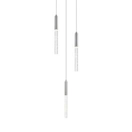 Elegant Lighting - Ruelle 3 lights Pendant - Chrome