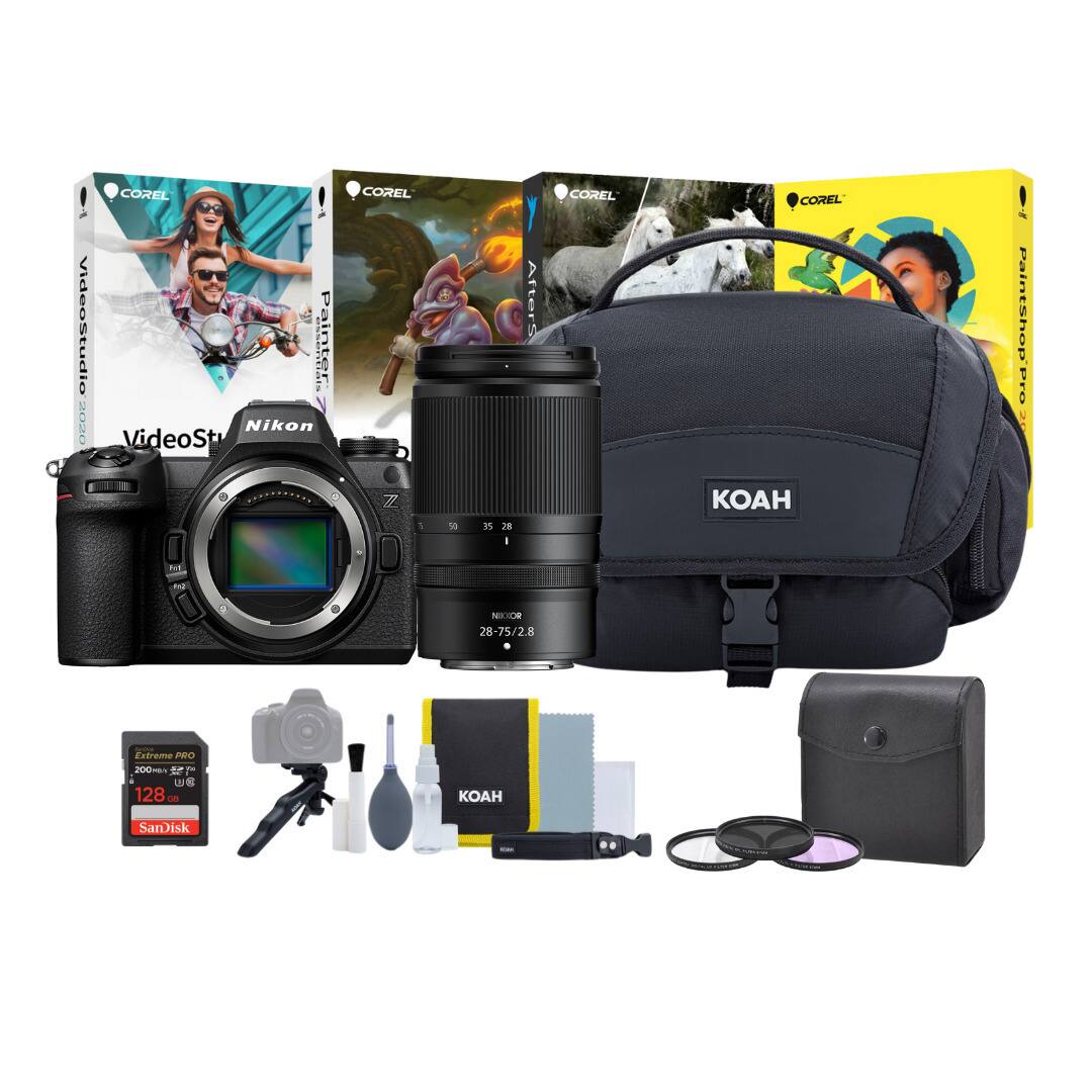 - VideoStudio 2020
- Painter 2020
- AfterShot Pro
- PaintShop Pro
- Nikon Z7
- Nikon 28-75mm f/2.8
- KOAH Camera Bag
- SanDisk Extreme PRO 128GB
- KOAH Cleaning Kit
- KOAH Lens Cleaning Kit
- KOAH Camera Strap
