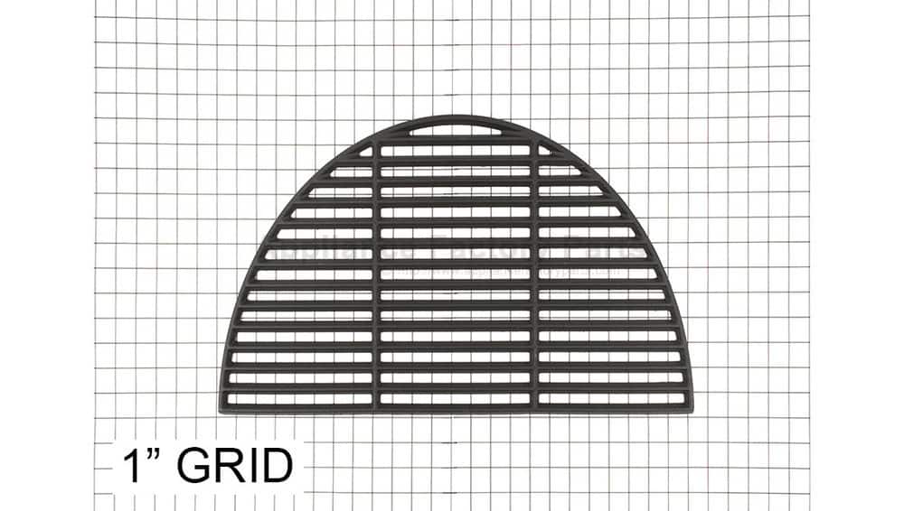 Big Green Egg - BGE121233 Cooking grid, Cast iron, sold in halves cooking grids
