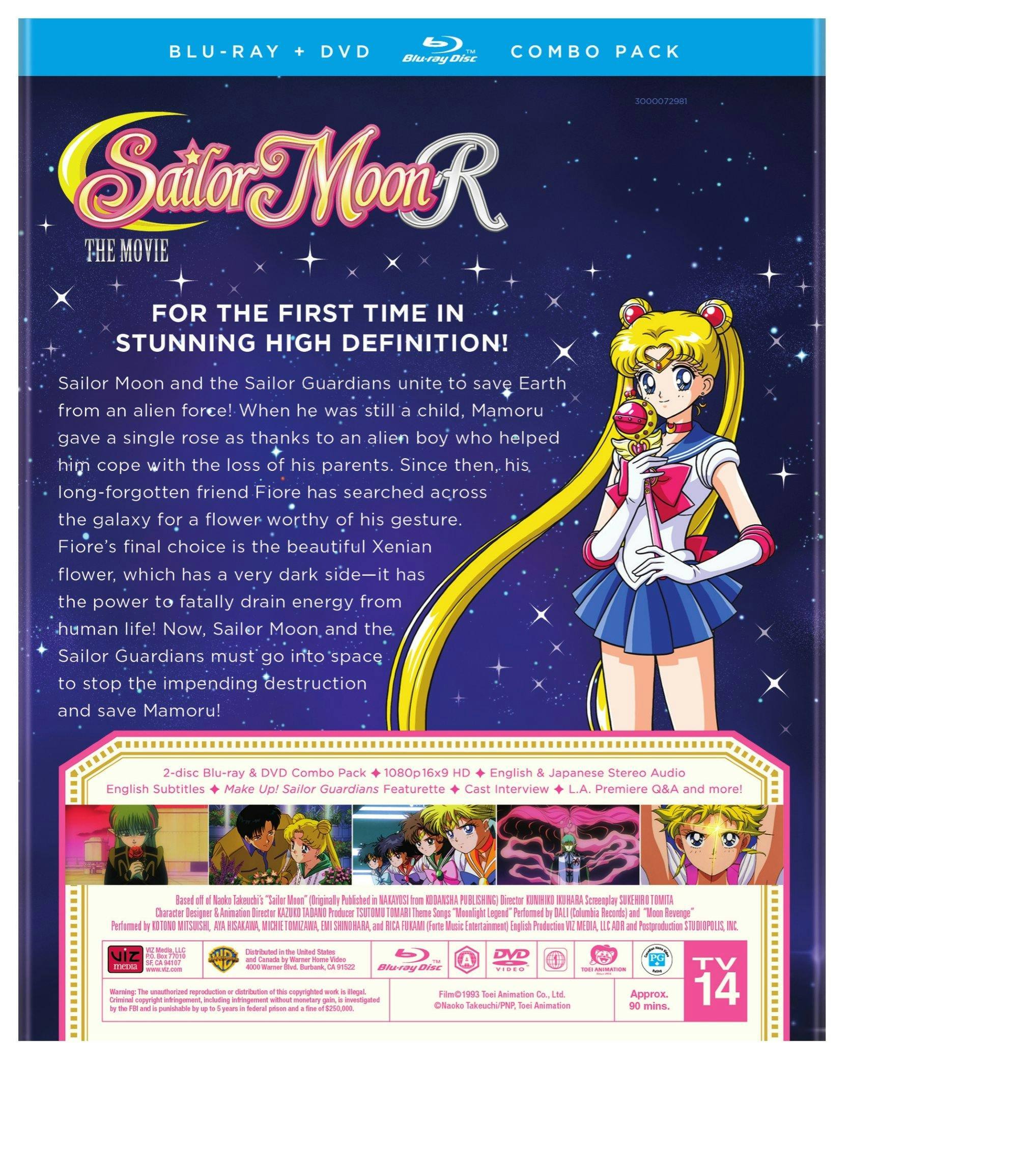 Angle. Sailor Moon R Movie (with DVD) [Blu-ray].