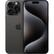 Front. Apple - iPhone 15 Pro 256GB 6.1" 5G Fully Unlocked, - Black.