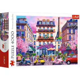 Trefl - Red 4000 Piece Puzzle - Spring in Paris