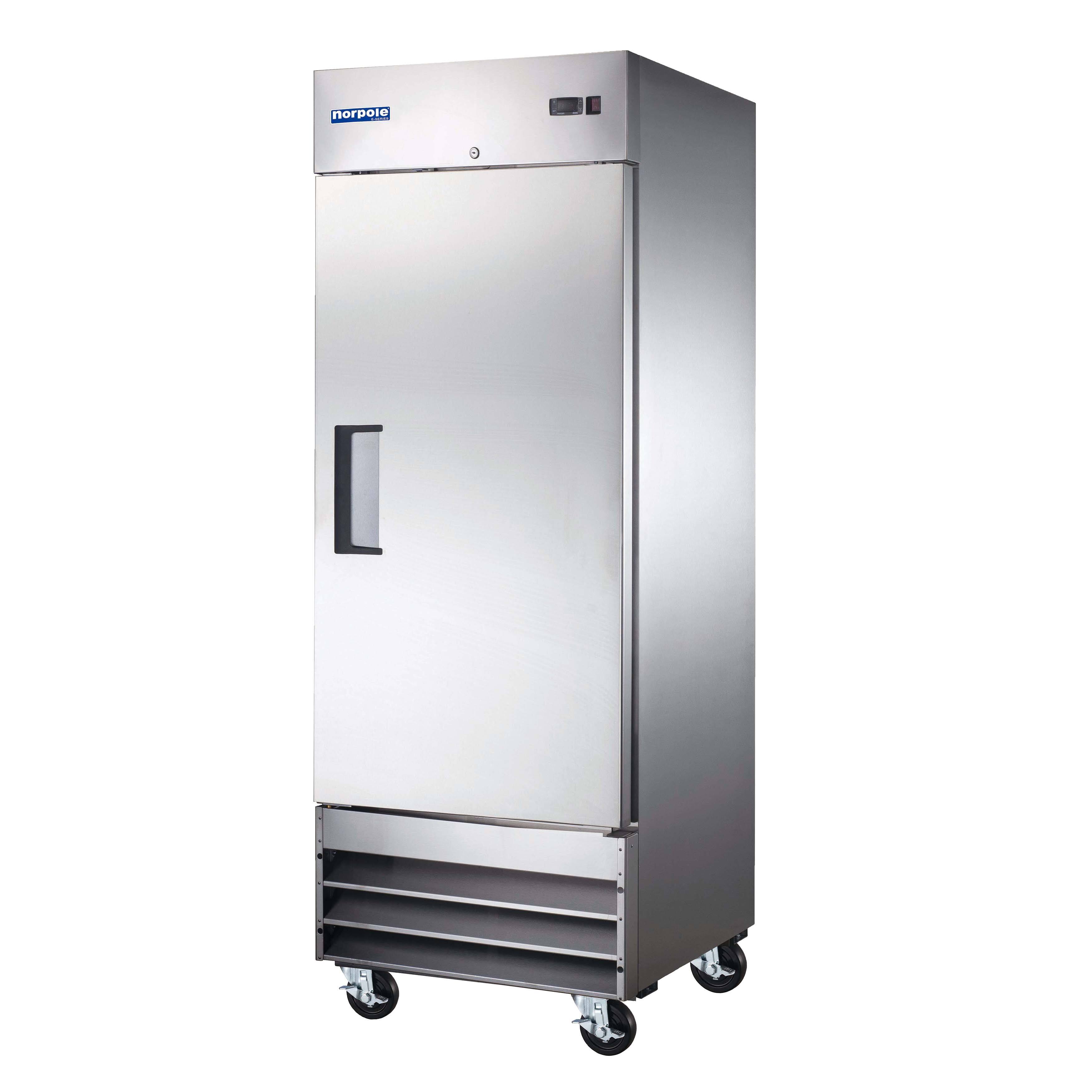 Alt View 1. Magic Chef - Commercial 27 in. 23 cu. ft. Single Door Refrigerator in Stainless Steel - Stainless Steel.