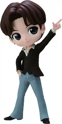 PopMarket - BTS - BanPresto - Tinytan Dynamite - Q Posket - Suga Version B Statue - Collectibles - Multicolor