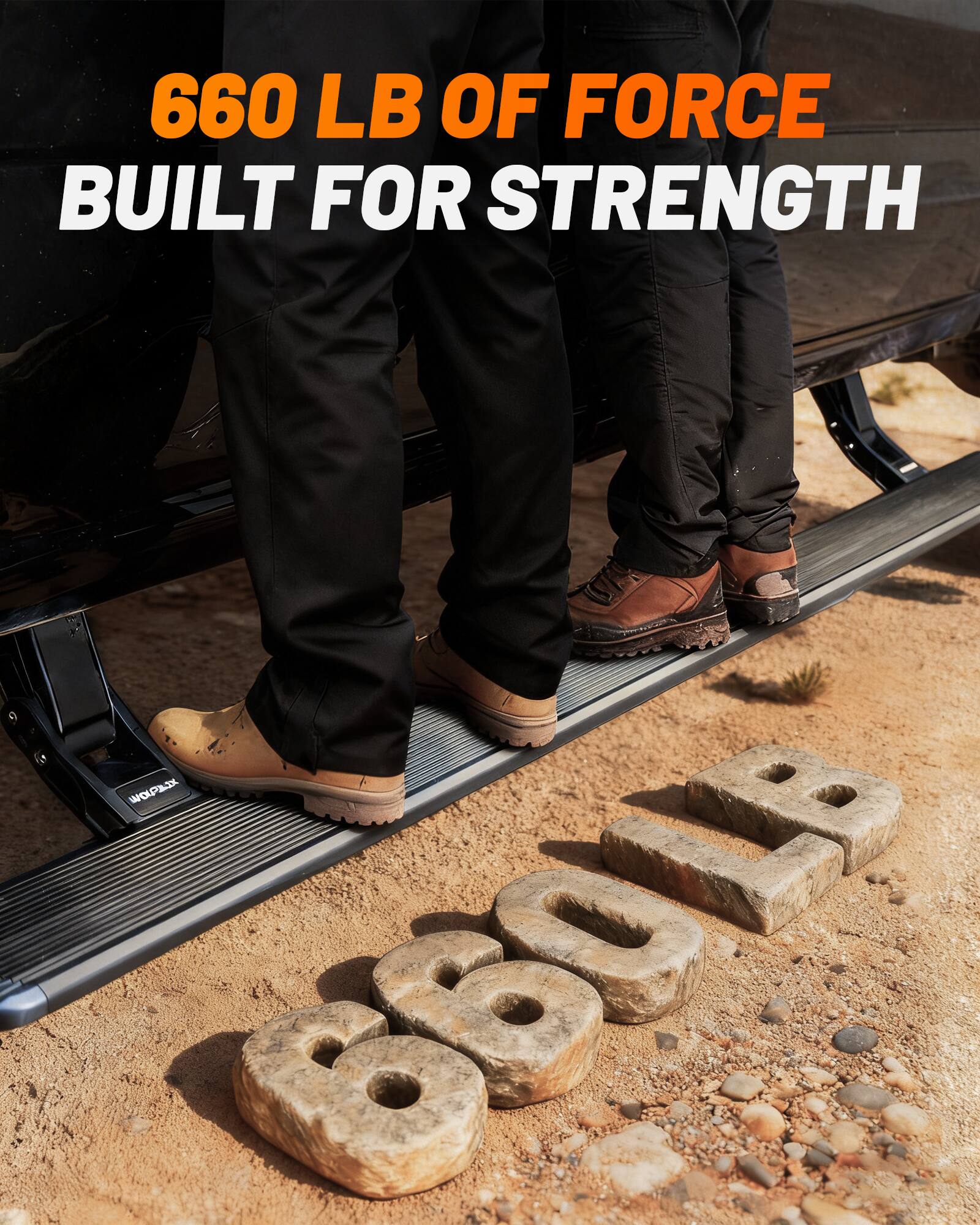 660 LB OF FORCE BUILT FOR STRENGTH