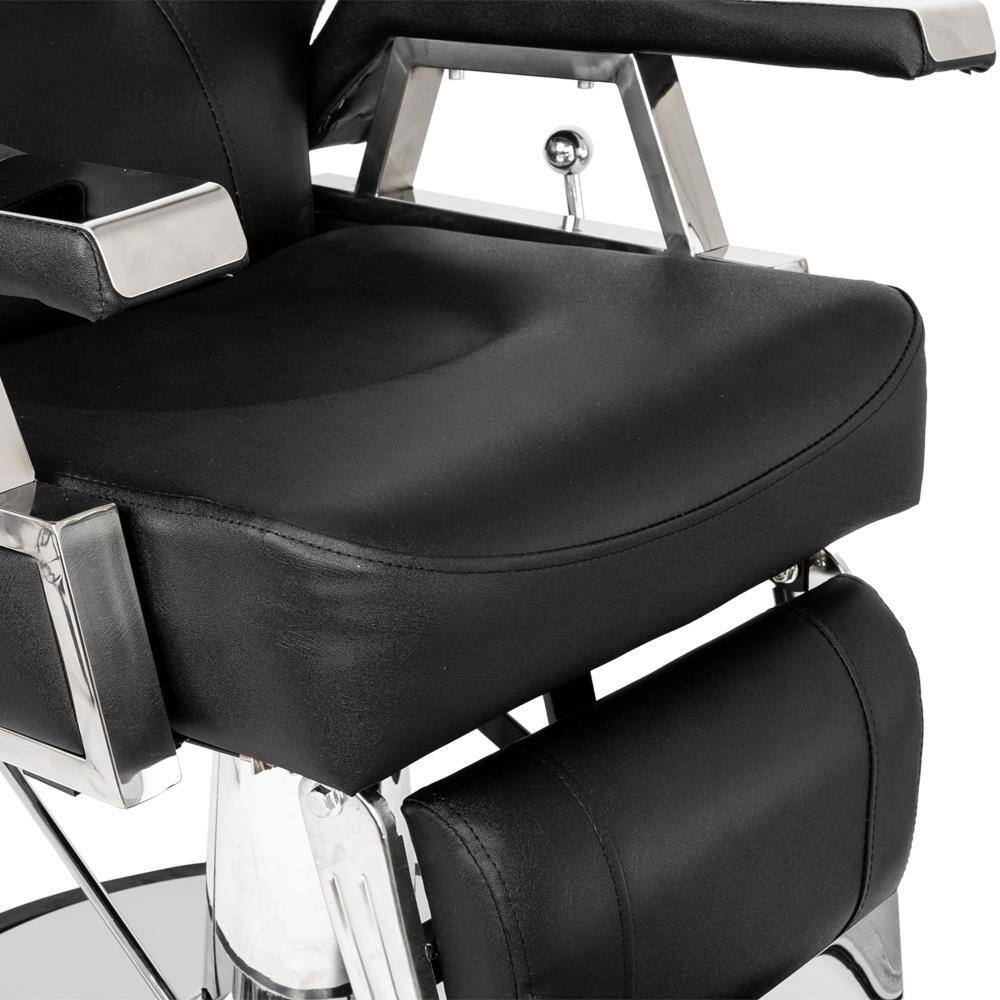Alt View 6. Winado - Heavy Duty Extra Wide Reclining Salon Chair Hydraulic Barber Chair with Adjustable Headrest & Footrest for Beauty Spa - Black.