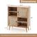 The image features a wooden cabinet with dimensions of 11.5" x 31.5" x 7" x 7" x 15" x 11" x 38" x 15" x 6.5". The cabinet has a shelf and a drawer. The image also includes a color difference warning, stating that color differences may occur between different lights and monitors.