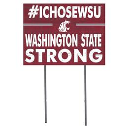 Jardine - Washington State Cougars 18'' x 24'' I Chose Lawn Sign - Red