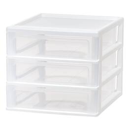 IRIS USA - Plastic Clearview Desktop organize with Drawers