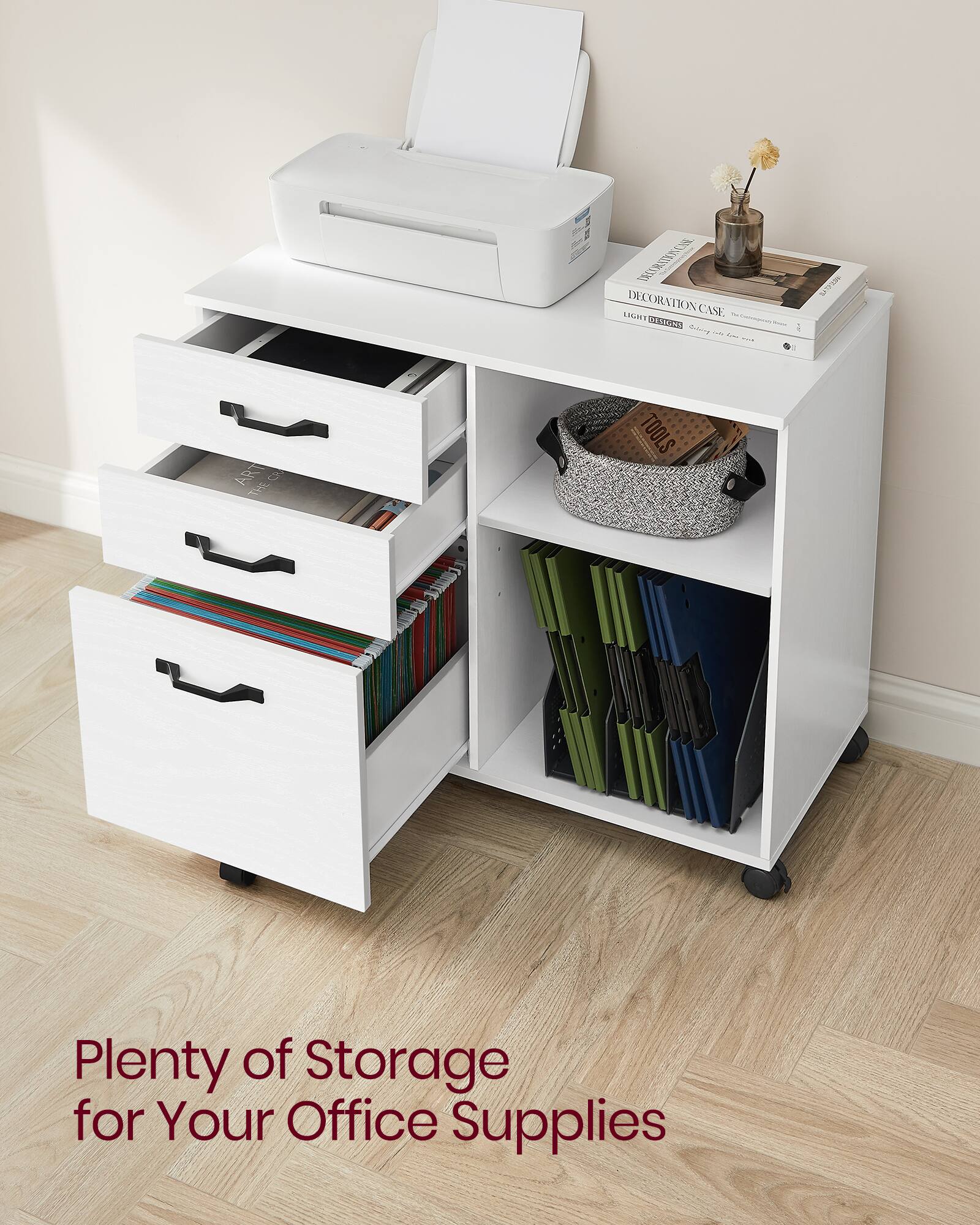Plenty of Storage for Your Office Supplies