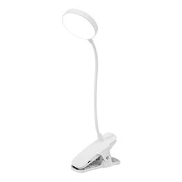 Cluzine - Clip-On LED Desk Lamp, 360° Flexible Gooseneck, Eye-Caring Light for Home, Office & Dorm
