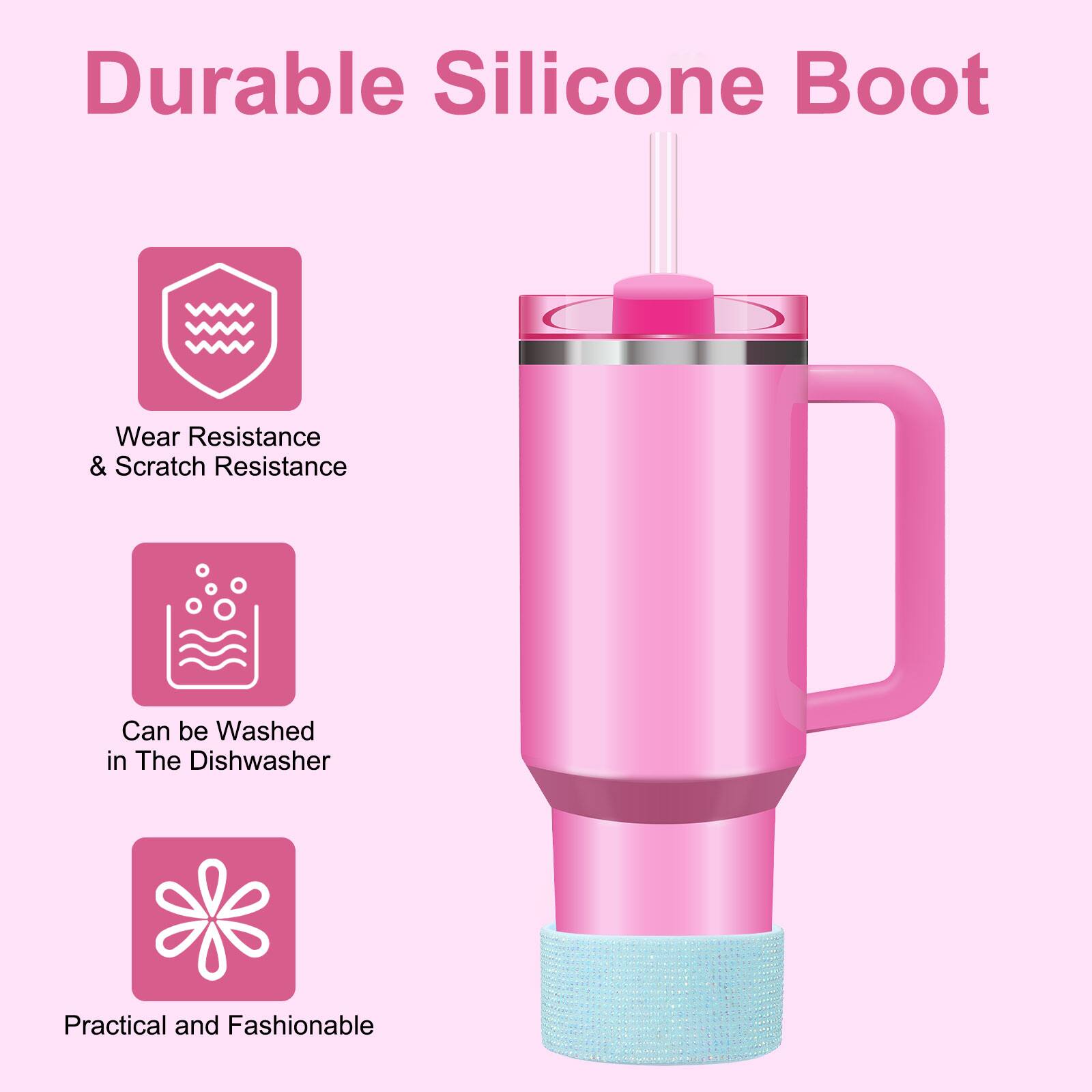 Durable Silicone Boot

- Wear Resistance & Scratch Resistance
- Can be Washed in The Dishwasher
- Practical and Fashionable
