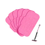 Front. Schenley - Schenley 6-Pack Microfiber Pads for Steam Mop Cleaner, Washable and Reusable Replacement Pads Compatible with SLFCSM054 - Magenta.