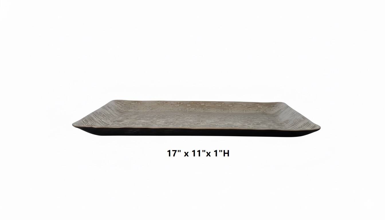 17" x 11" x 1"H
