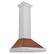Left. ZLINE - ZLINE 30 in. Convertible Range Hood with Copper Shell and Stainless Steel Handle (KB4STX-C-30) - Stainless Steel.