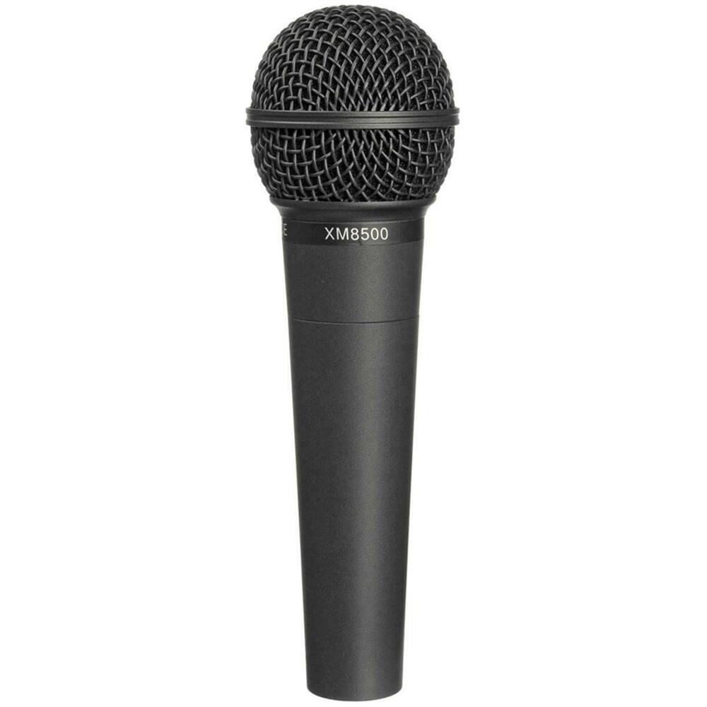 Back. Behringer - Behringer XM8500 Ultravoice Dynamic Cardioid Vocal Microphone + Mic Stand Bundle - Black.