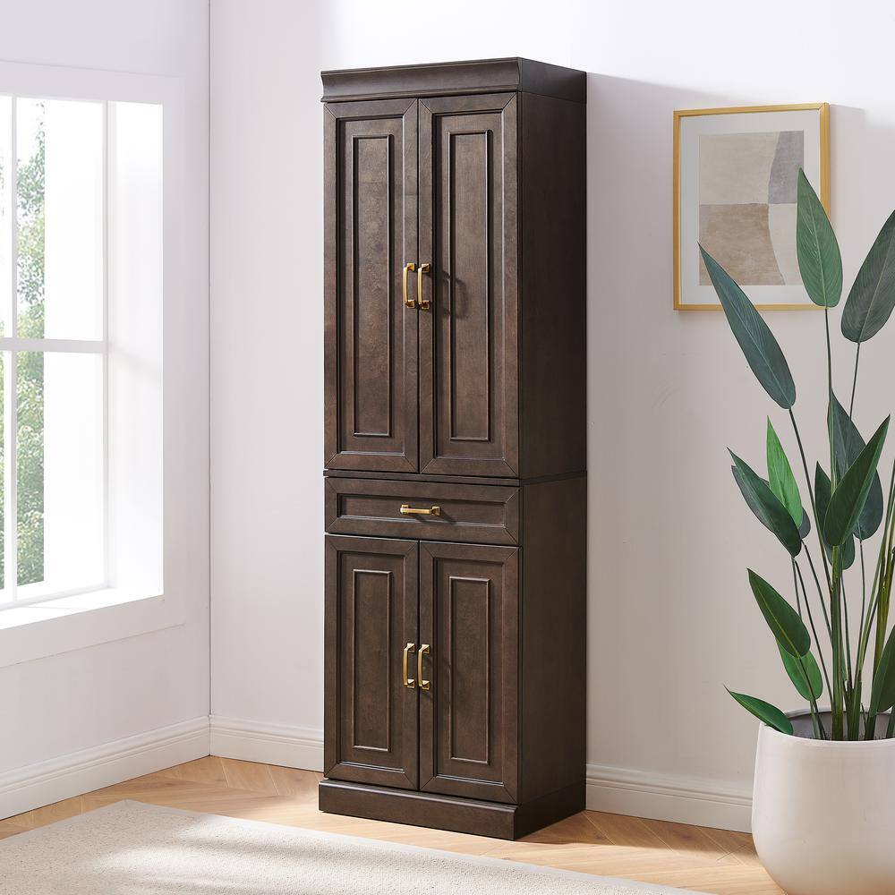 Alt View 7. Crosley Furniture - Stanton Kitchen Storage Pantry Cabinet - Coffee.
