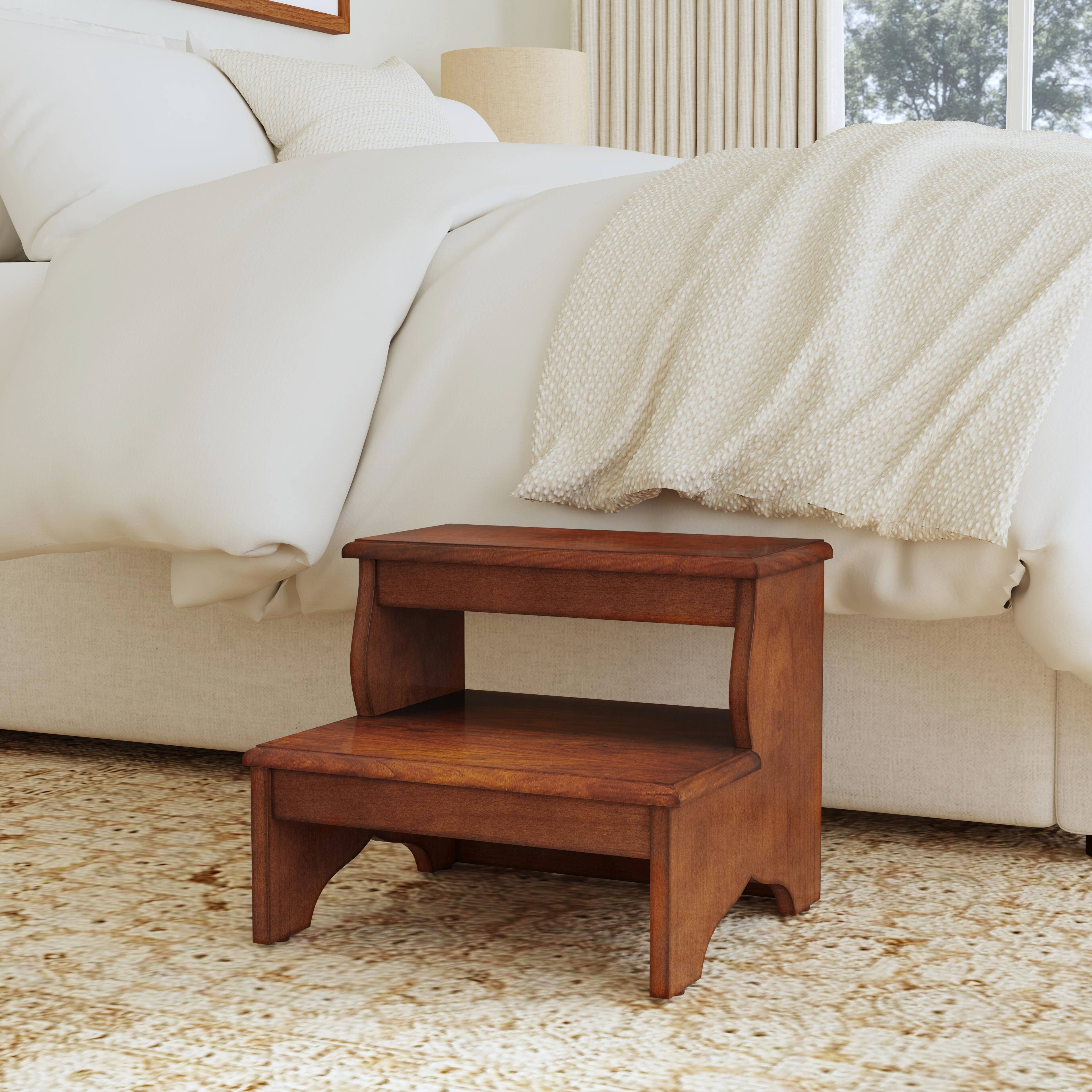 Alt View 2. Butler Specialty - Melrose Step Stool - Medium Brown.