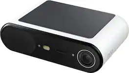 Arlo - Essential Solar Security Camera 2K - Wireless, Solar Powered, 1-Cam - White