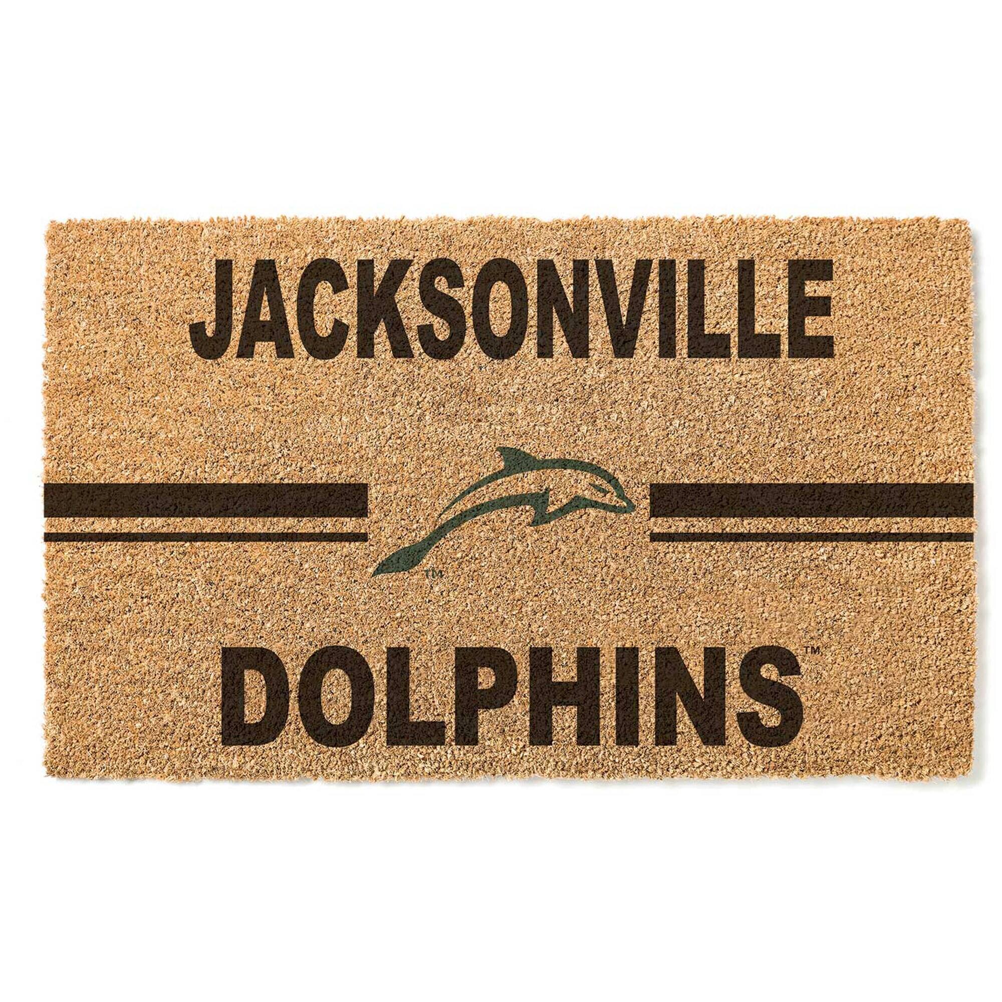 JU Dolphins 18" x 30" Team Logo Doormat