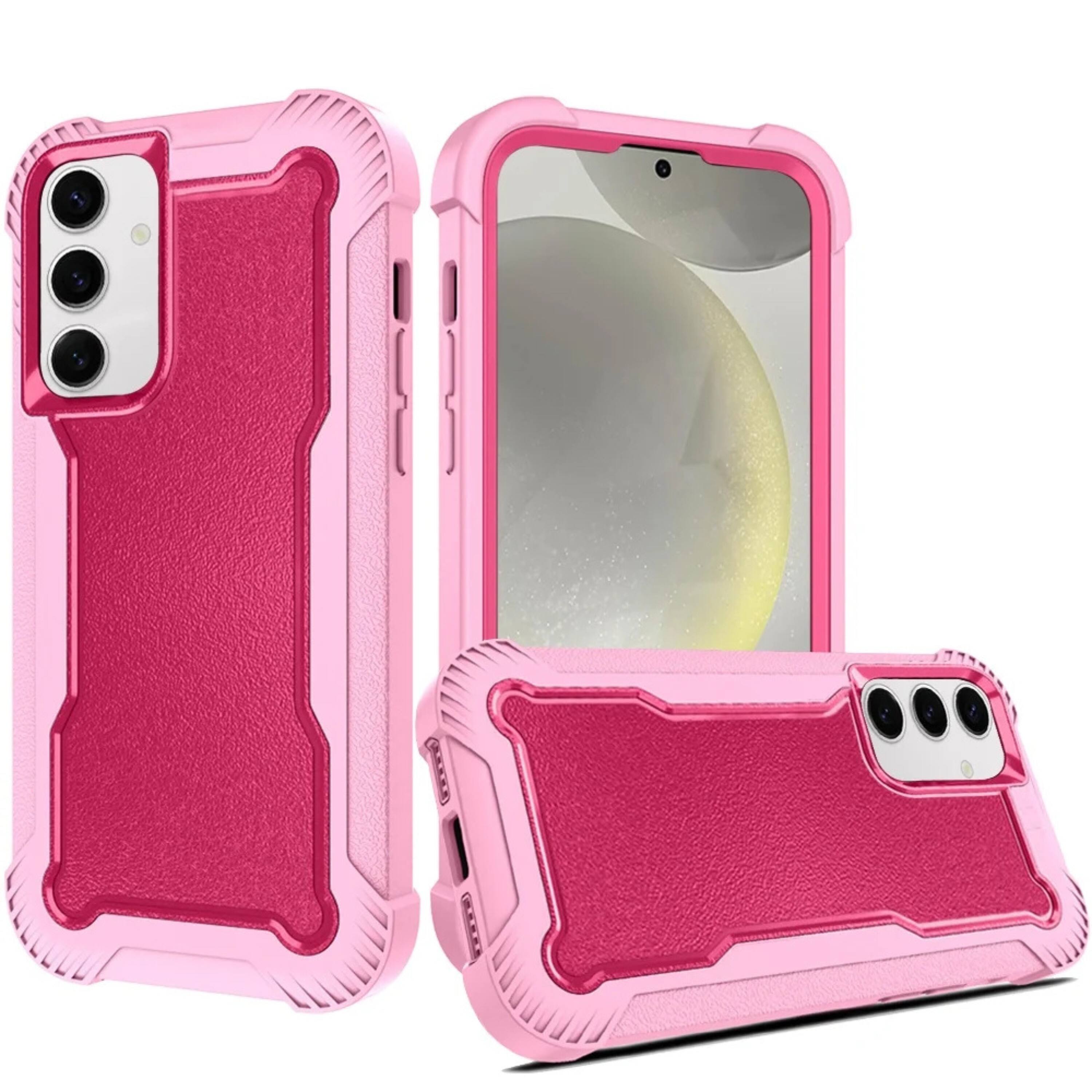 Kitcheniva - Shock Absorbent Thick Case For Samsung S25 Plus S24 Plus Rugged Design - Hot Pink price history on PriceWatchPro