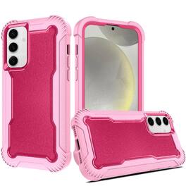 Kitcheniva - Shock Absorbent Thick Case For Samsung S25 Plus S24 Plus Rugged Design - Hot Pink