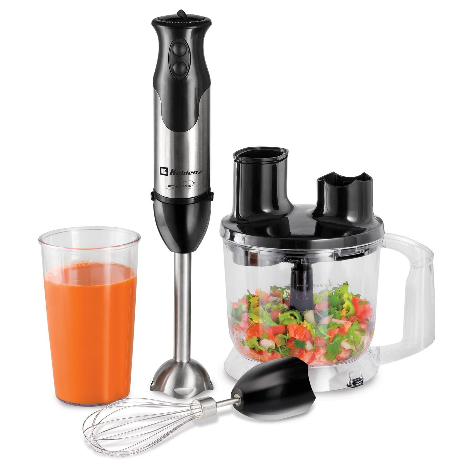 Alt View 2. Koblenz - Koblenz Kitchen Magic Collection Mix & Go Blender - Black.