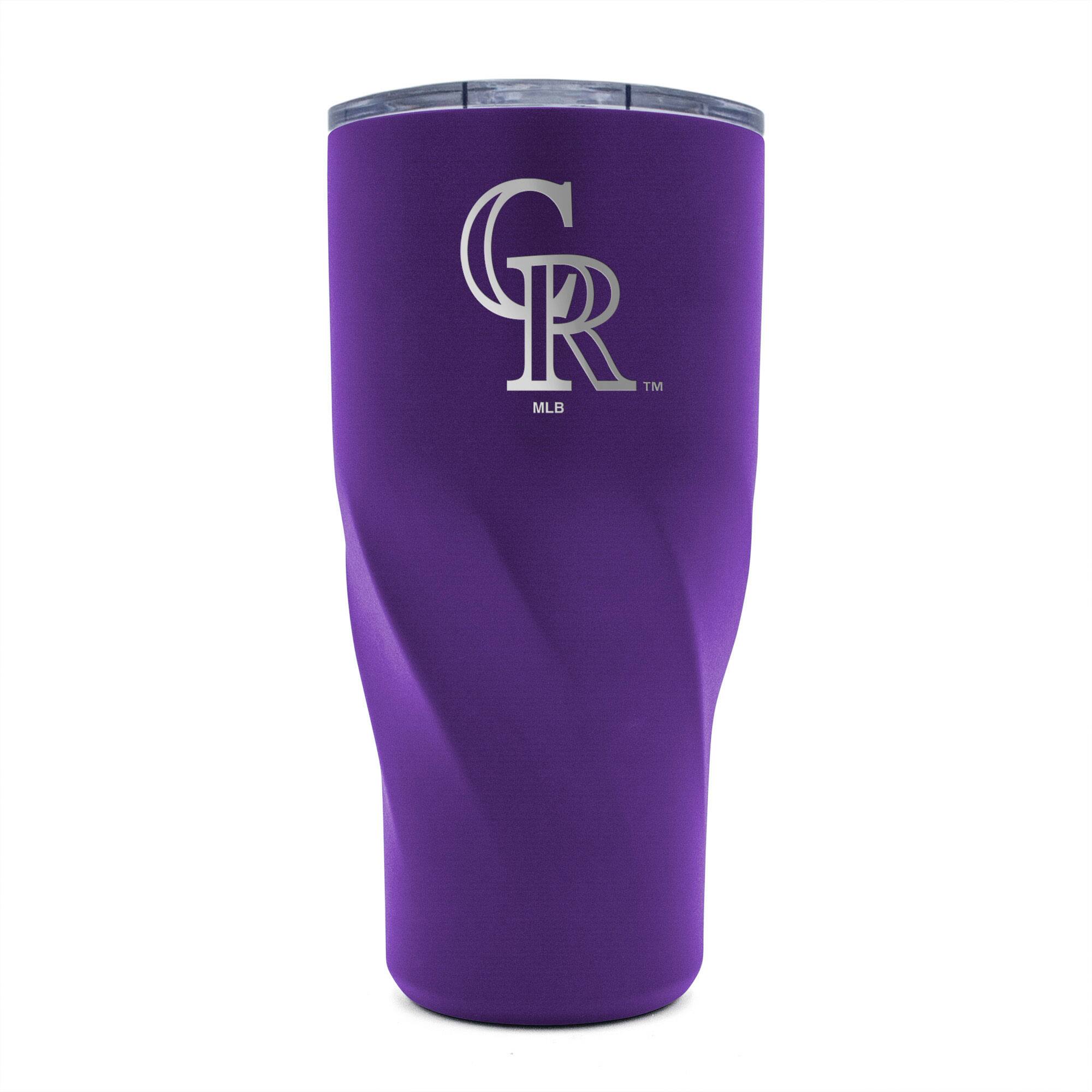 Front. WinCraft - Colorado Rockies 30oz. Morgan Stainless Steel Tumbler - Multicolor.