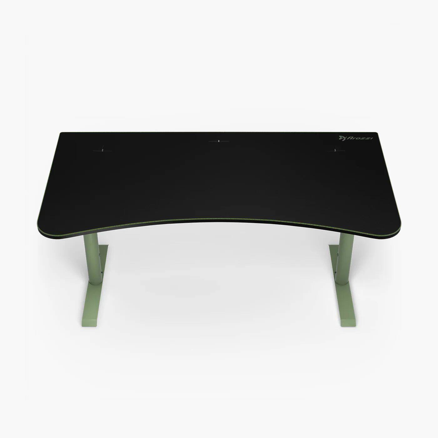 Back. Arozzi - Arena Gaming Desk - Large - Forest Green.