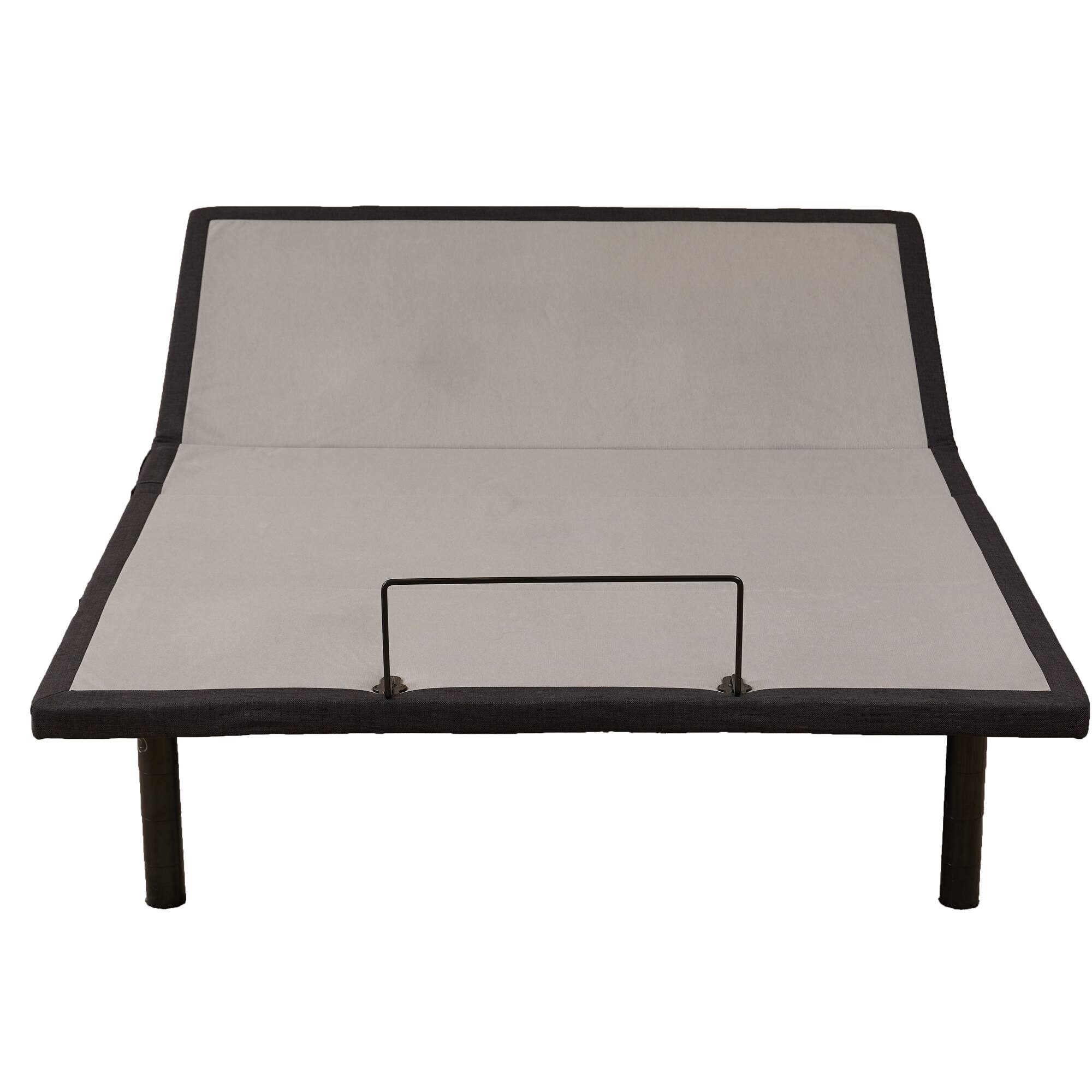 Alt View 1. Aukfa - Queen Adjustable Bed - Zero Gravity, Head/Foot Incline, Wireless Remote, Massage, Nightlight, USB Ports - Gray.