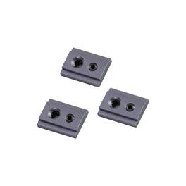 Tether Tools - 1/4"-20 Thread Accessory Mount for AeroTrac Workstation, 3-Pack - Silver