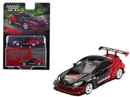 Mini GT - Toyota GR86 "HKS TYPE R ADVAN" RHD (Right Hand Drive) "2022 Tokyo Auto Salon" Limited Edition 1/64 - Black and Red