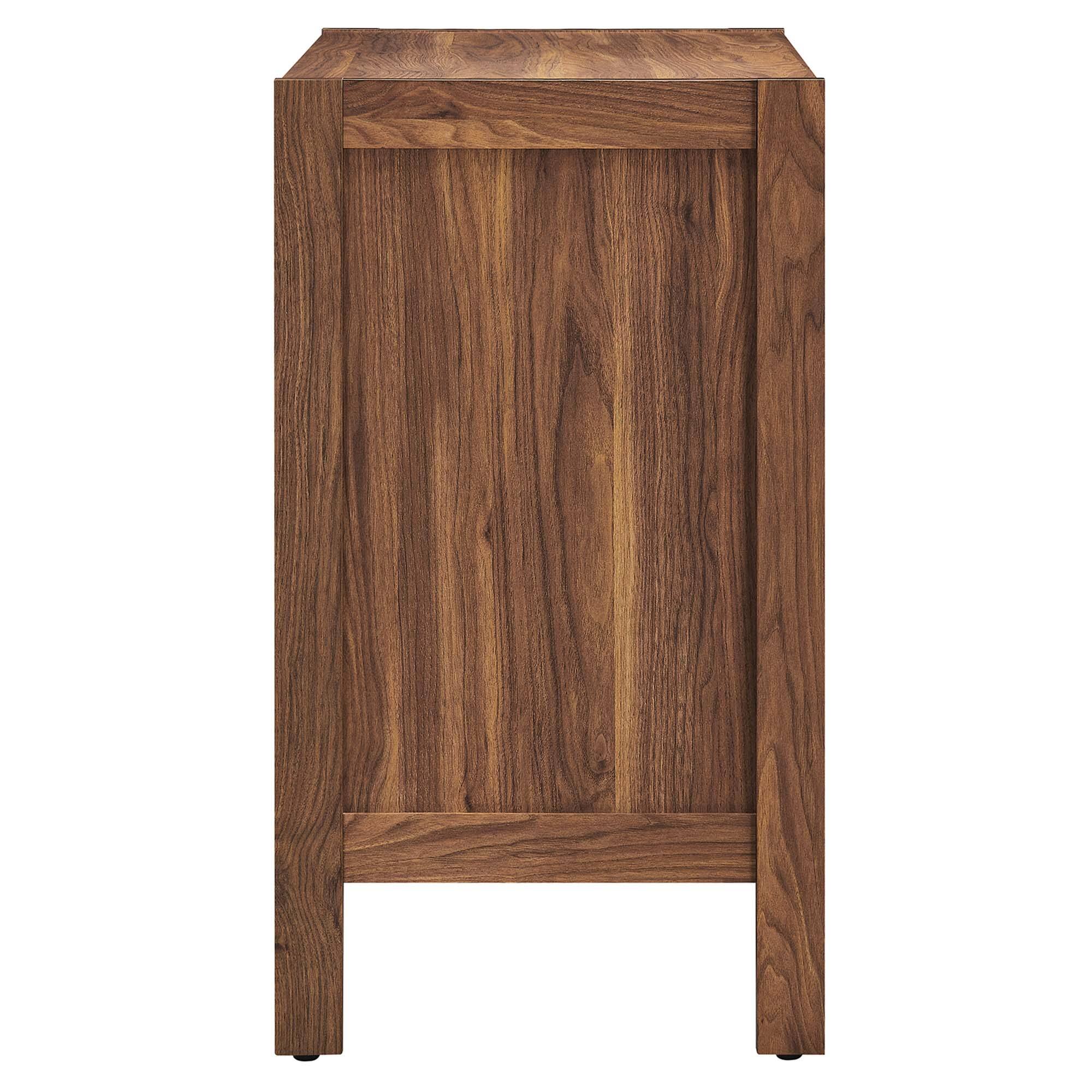 Alt View 2. Modway - Capri 33" Wood Grain Storage Cabinet by Modway - Walnut.