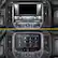 The text on the image is already grouped and correctly written. It reads:
"Media HBACK AC AUTO SYNC 2:10 PM Stinger vdll 10 DP 100 O EP 1IO 140 HD HD Radio Androld Auto S SiriusXM Radio Apple CarPlay BT Music -P 1e Navigation Phone : USS Seltings Audio Settings Cameras ENLIGHTENG ROB = * - F AC AUTO SYNC"